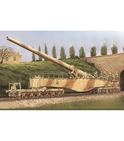 Amazon | プラッツ ドラゴン 1/35 WW2 ドイツ 28cm列車砲K5E